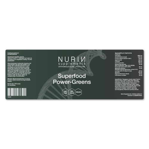 Superfood Power-Greens: Inhoud 300gr - Afbeelding 2