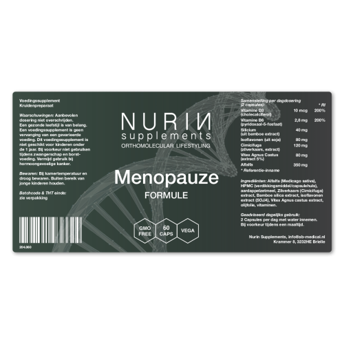 Menopauze Formule: Inhoud 60 Vcaps - Afbeelding 2