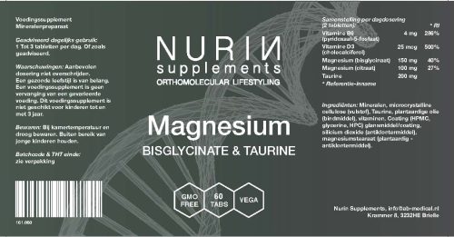 Magnesium Bisglycinate & Taurine - Afbeelding 2